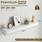 Floating Shelves Oak for Wall with Hidden