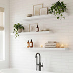 Floating Shelves Oak for Wall with Hidden