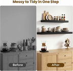 Floating Shelves Oak for Wall with Hidden
