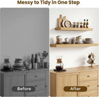 Floating Shelves Oak for Wall with Hidden