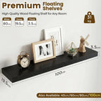 Floating Shelves Oak for Wall with Hidden