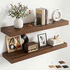 Floating Shelves Oak for Wall with Hidden