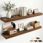 Floating Shelves Oak for Wall with Hidden