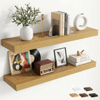 Floating Shelves Oak for Wall with Hidden