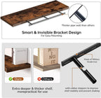 Floating Shelves Rustic Wooden Wall (2 Pack)