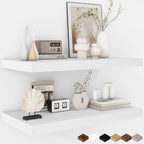 Floating Shelves Rustic Wooden Wall (2 Pack)