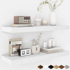 Floating Shelves Rustic Wooden Wall (2 Pack)