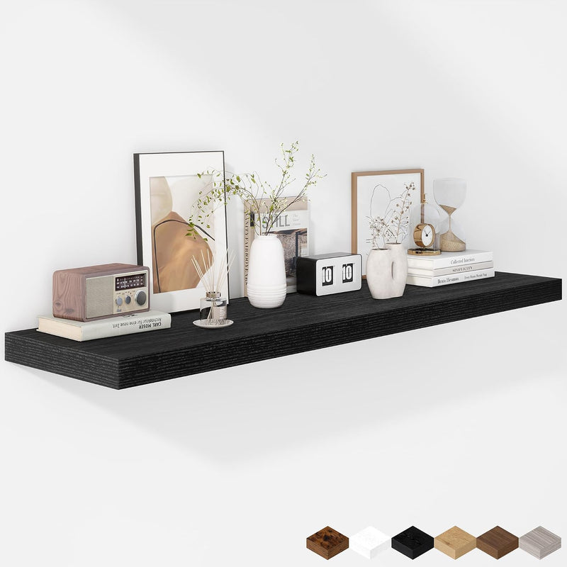 Floating Shelves Rustic Wooden Wall (2 Pack)