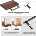 Floating Shelves Rustic Wooden Wall (2 Pack)