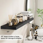 Floating Shelves Rustic Wooden Wall (2 Pack)