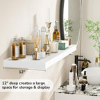 Floating Shelves Rustic Wooden Wall (2 Pack)