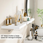 Floating Shelves Rustic Wooden Wall (2 Pack)