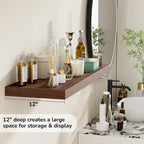 Floating Shelves Rustic Wooden Wall (2 Pack)