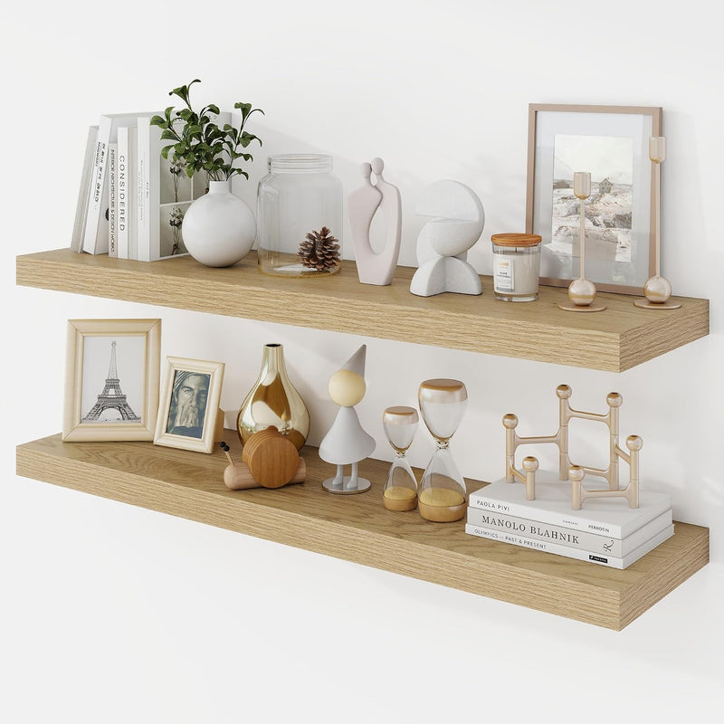Floating Shelves Wall Mounted Rustic (Set of 2)