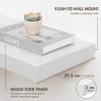 Floating Shelves Wall Mounted Rustic (Set of 2)