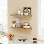 Floating Shelves Wall Mounted Rustic (Set of 2)