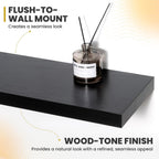 Floating Shelves Wall Mounted Rustic (Set of 2)