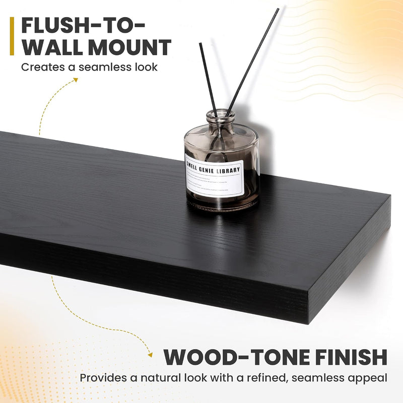 Floating Shelves Wall Mounted Rustic (Set of 2)