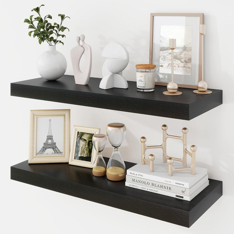 Floating Shelves Wall Mounted Rustic (Set of 2)