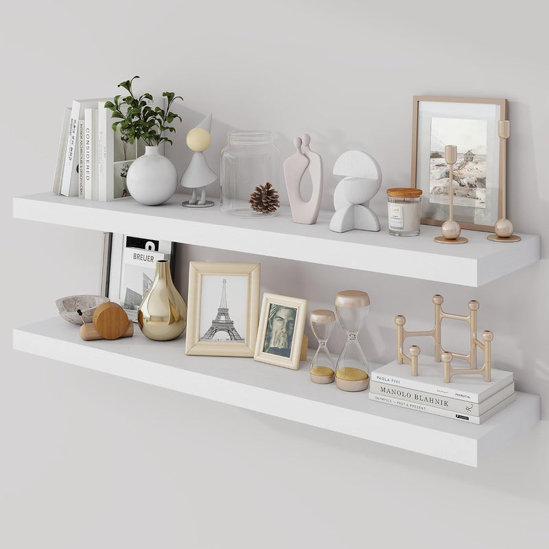 Floating Shelves Wall Mounted Rustic (Set of 2)