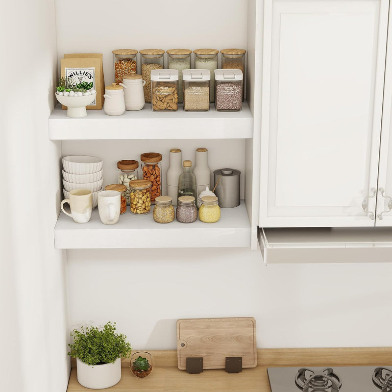 Floating Shelves Wall Mounted Rustic (Set of 2)