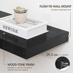 Floating Shelves Wall Mounted Rustic (Set of 2)