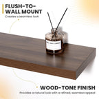 Floating Shelves Wall Mounted Rustic (Set of 2)