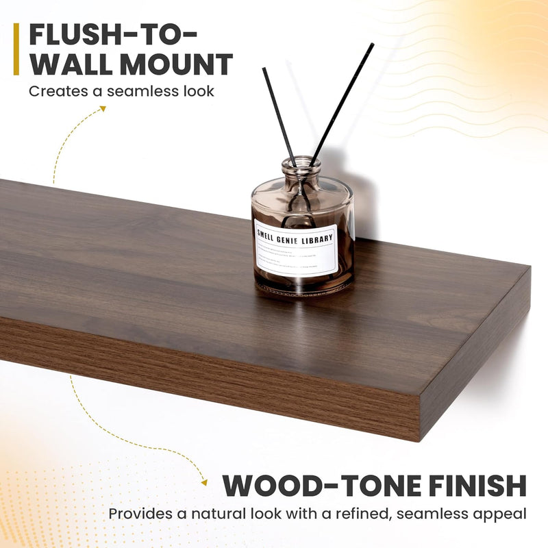Floating Shelves Wall Mounted Rustic (Set of 2)