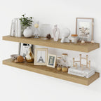 Floating Shelves Wall Mounted Rustic (Set of 2)