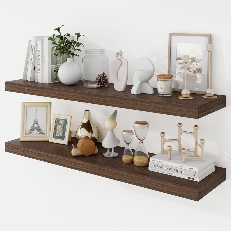 Floating Shelves Wall Mounted Rustic (Set of 2)