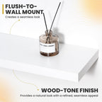 Floating Shelves Wall Mounted Rustic (Set of 2)