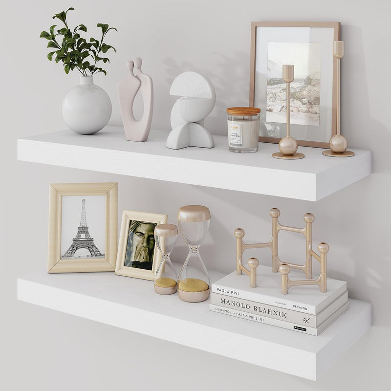 Floating Shelves Wall Mounted Rustic (Set of 2)