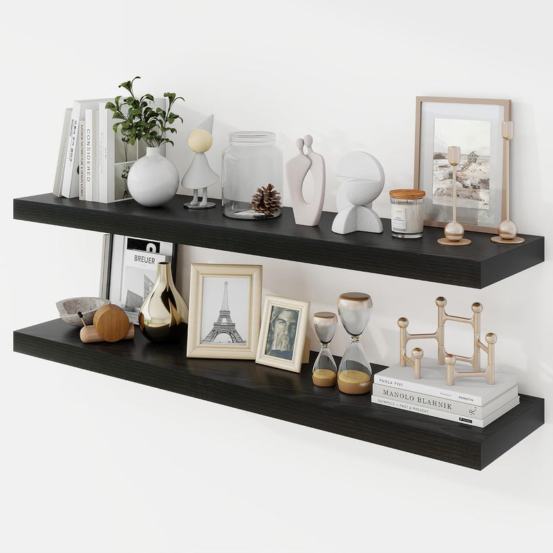 Floating Shelves Wall Mounted Rustic (Set of 2)