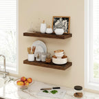 Floating Shelves Wall Mounted Rustic (Set of 2)