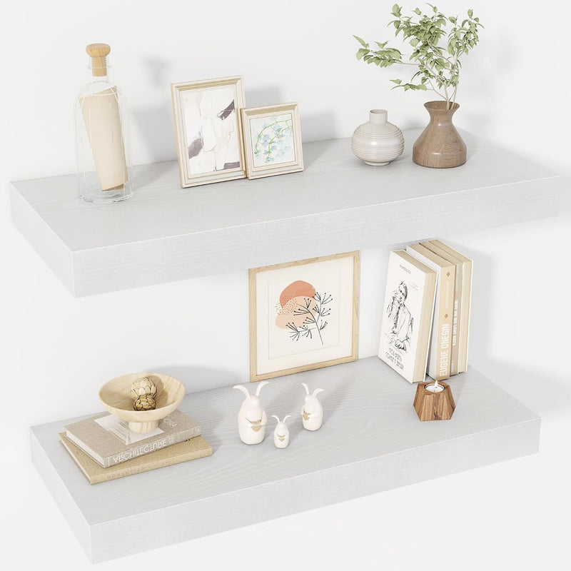 Floating Shelves Wall Mounted Rustic (Set of 2)
