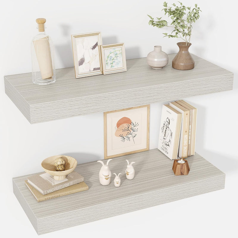 Floating Shelves Wall Mounted Rustic (Set of 2)