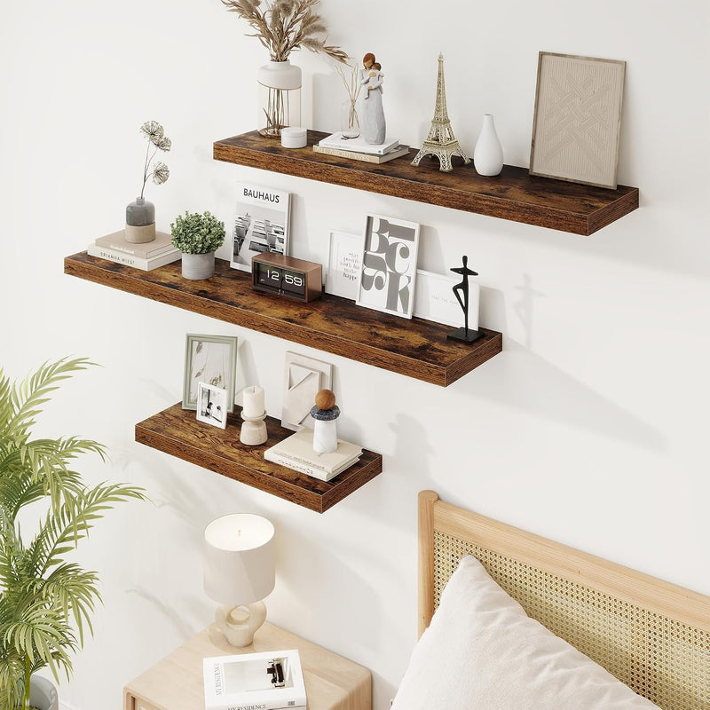 Floating Shelves Wall Mounted Rustic (Set of 2)