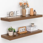 Floating Shelves Wall Mounted Rustic (Set of 2)
