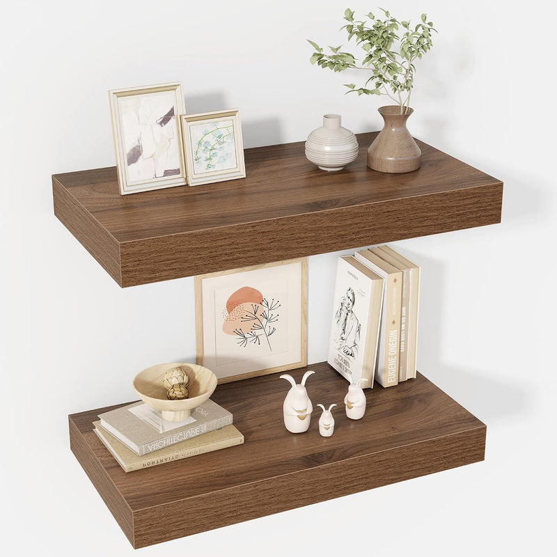 Floating Shelves Wall Mounted Rustic (Set of 2)