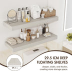Floating Shelves Wall Mounted Rustic (Set of 2)