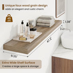 Floating Shelves Wall Mounted Rustic (Set of 2)