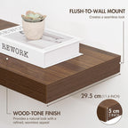 Floating Shelves Wall Mounted Rustic (Set of 2)