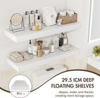 Floating Shelves Wall Mounted Rustic (Set of 2)