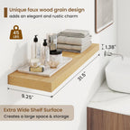 Floating Shelves Wall Mounted Rustic (Set of 2)
