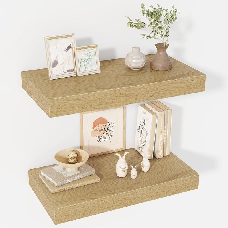Floating Shelves Wall Mounted Rustic (Set of 2)