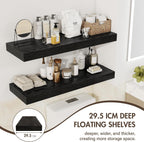 Floating Shelves Wall Mounted Rustic (Set of 2)