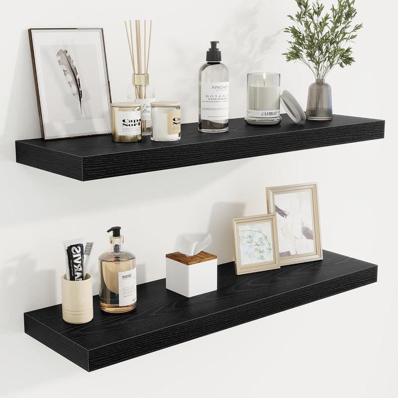 Floating Shelves Wall Mounted Rustic (Set of 2)