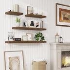 Floating Shelves Wall Mounted Rustic (Set of 2)