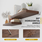 Floating Shelves Wall Mounted Rustic (Set of 2)