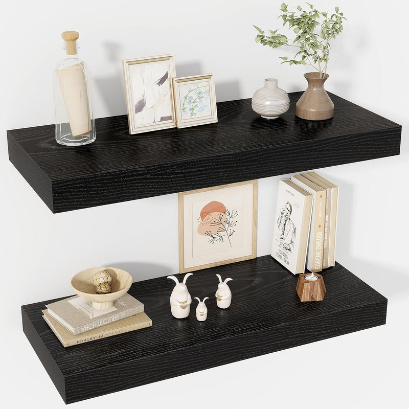 Floating Shelves Wall Mounted Rustic (Set of 2)